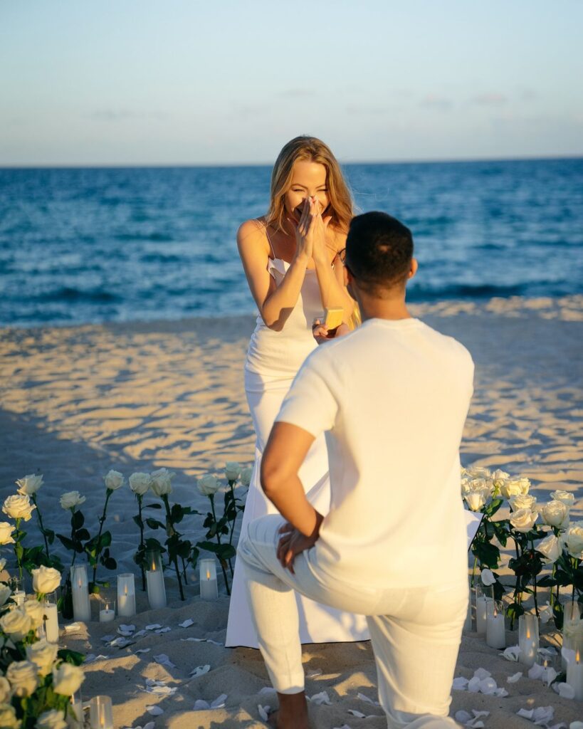 Sunset proposal in Crete - a magical engagement moment surrounded by nature, love, and unforgettable scenery.